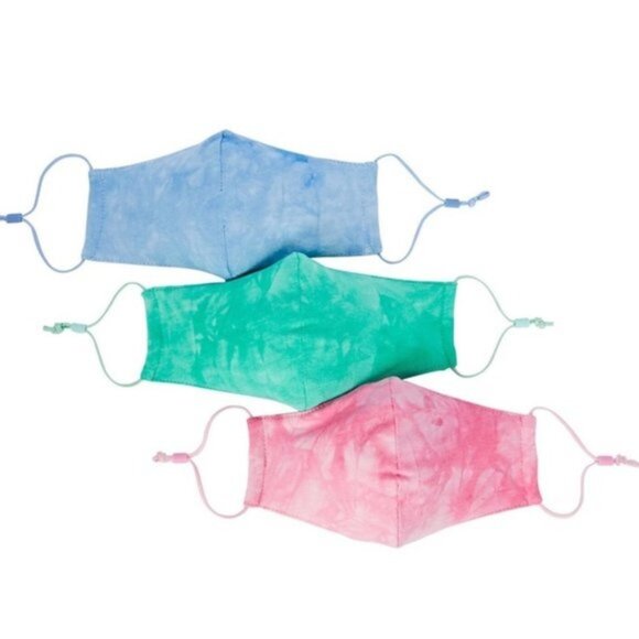 NWT LELE SADOUGHI Tie-Dye Face Mask 3 Face-mask - Picture 1 of 8